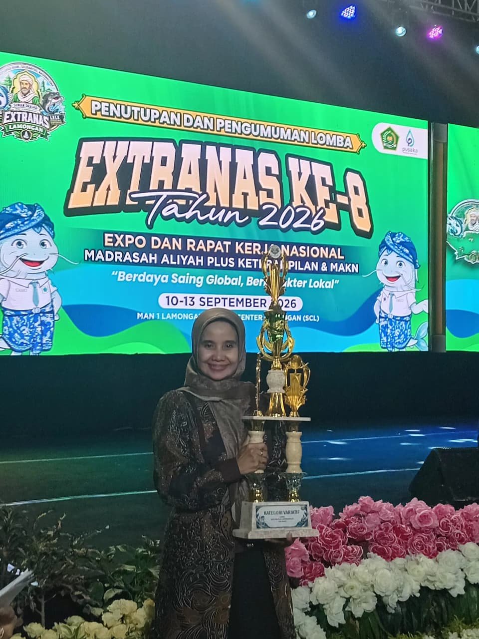 Borong 4 Penghargaan dan Pukau Pengunjung lewat Tari Bujang Ganong, MAN 1 Ponorogo Bersinar di Extranas 2026